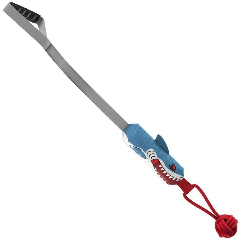 Pelota con cuerda para perros – Juguete interactivo para lanzar y jalar - imagen 5