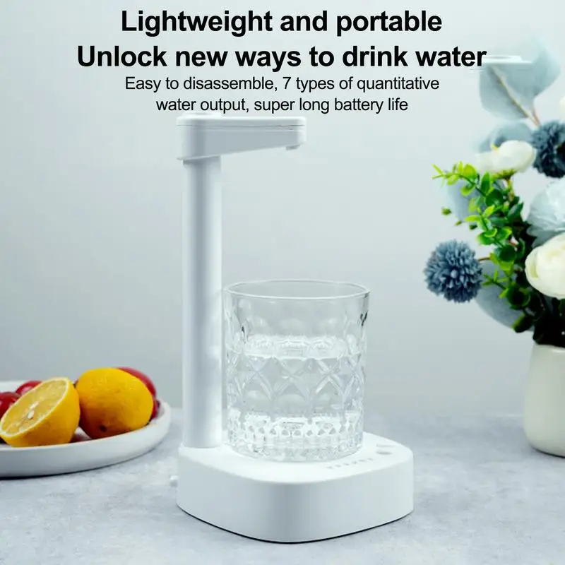 Bomba de agua para escritorio, dispensador de agua potable con 7 salidas de agua, ideal para acampar, escritorio de computadora, sala de reuniones, mesa de centro - imagen 3