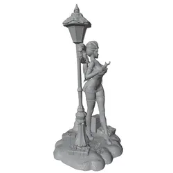 Figura anime impresa 3D – Kit garaje sin montar ni pintar gris