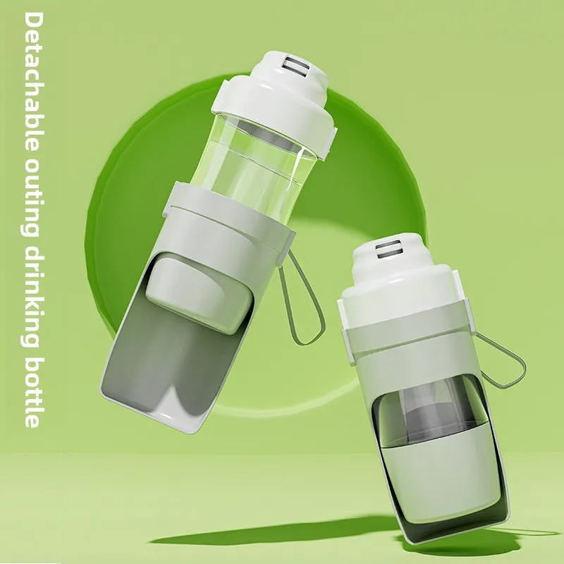 Tazas de agua para perros, hervidor para perros, taza de agua extraíble portátil para exteriores, almacenamiento de alimentos para gatos, taza de acompañamiento, suministros para beber para mascotas