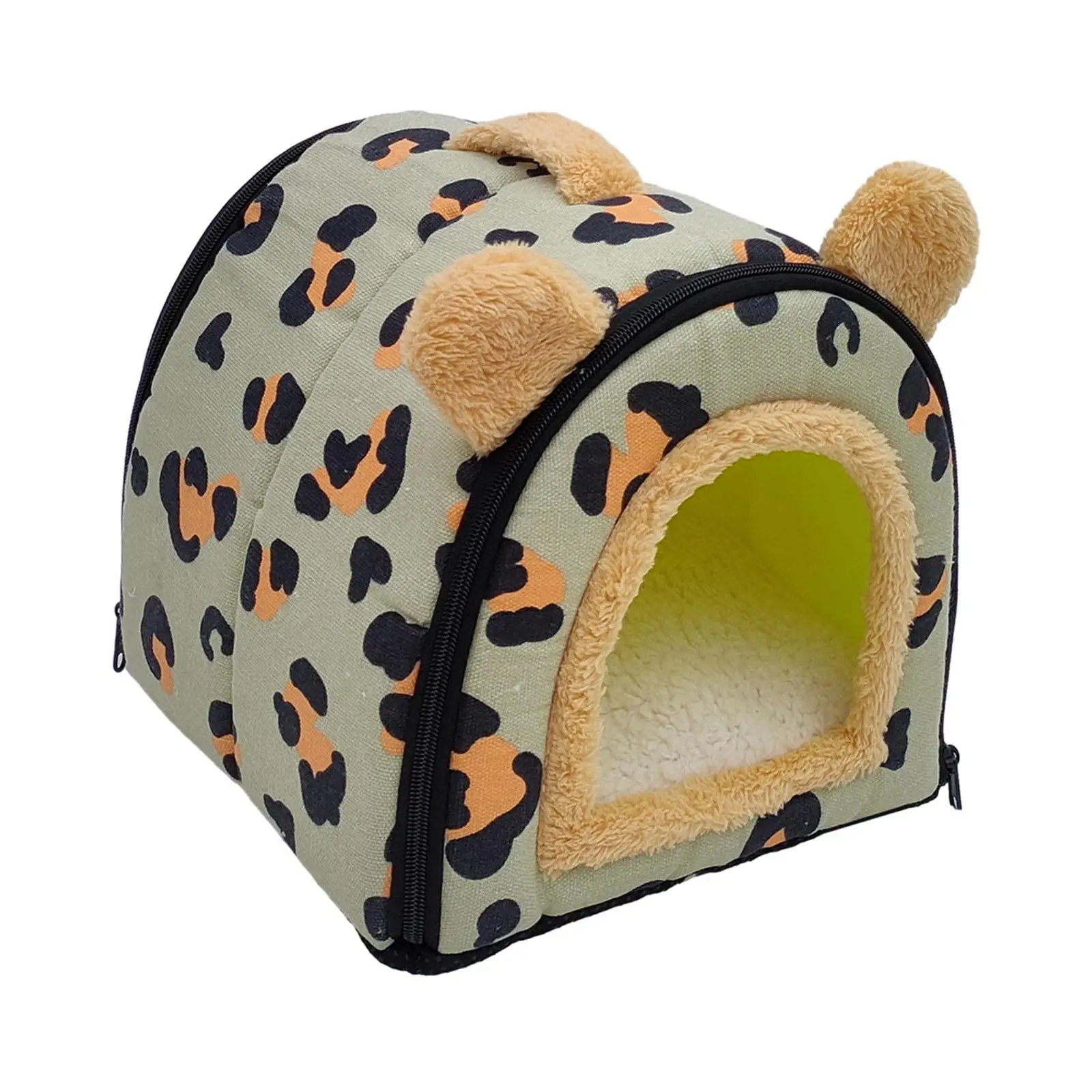 Foldable Pet House Hideaway Suitable for All Seasons Convertible Comfortable Dog Beds Cat Bed with Removable Washable Cushion