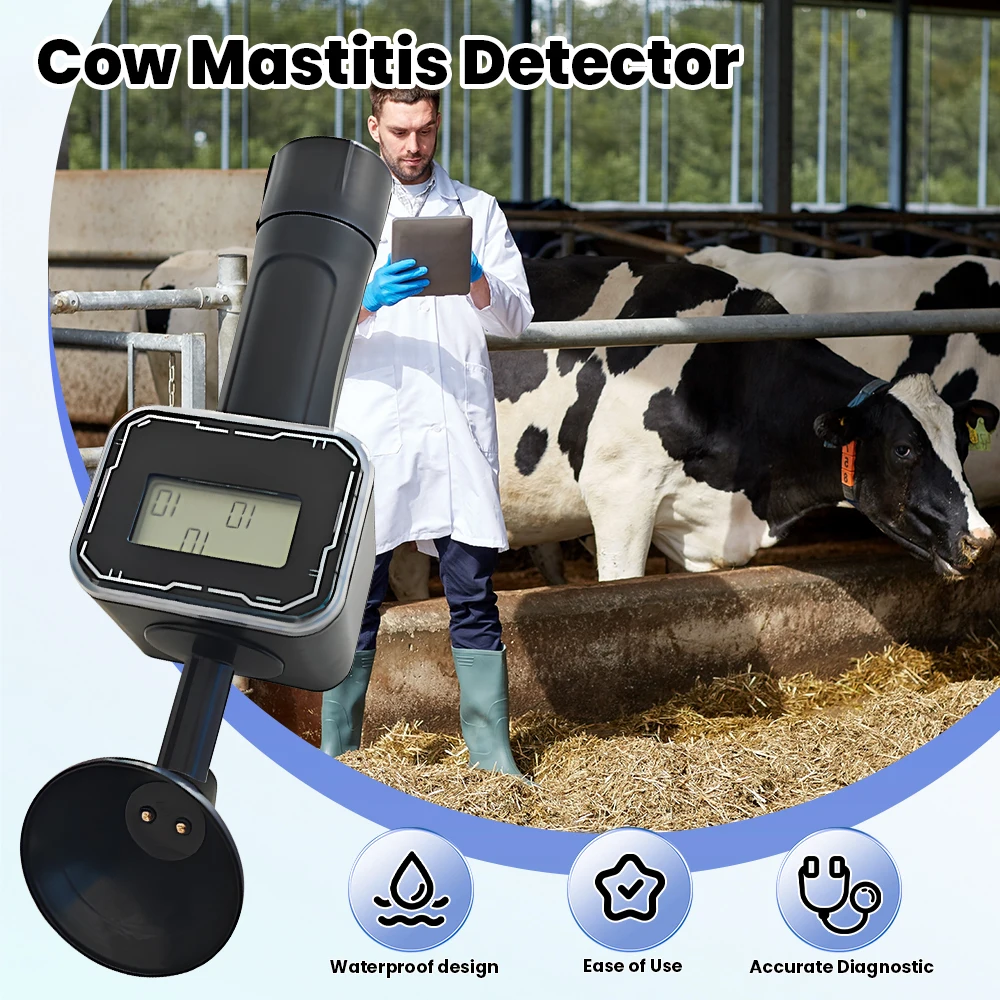 Detector veterinario en mano