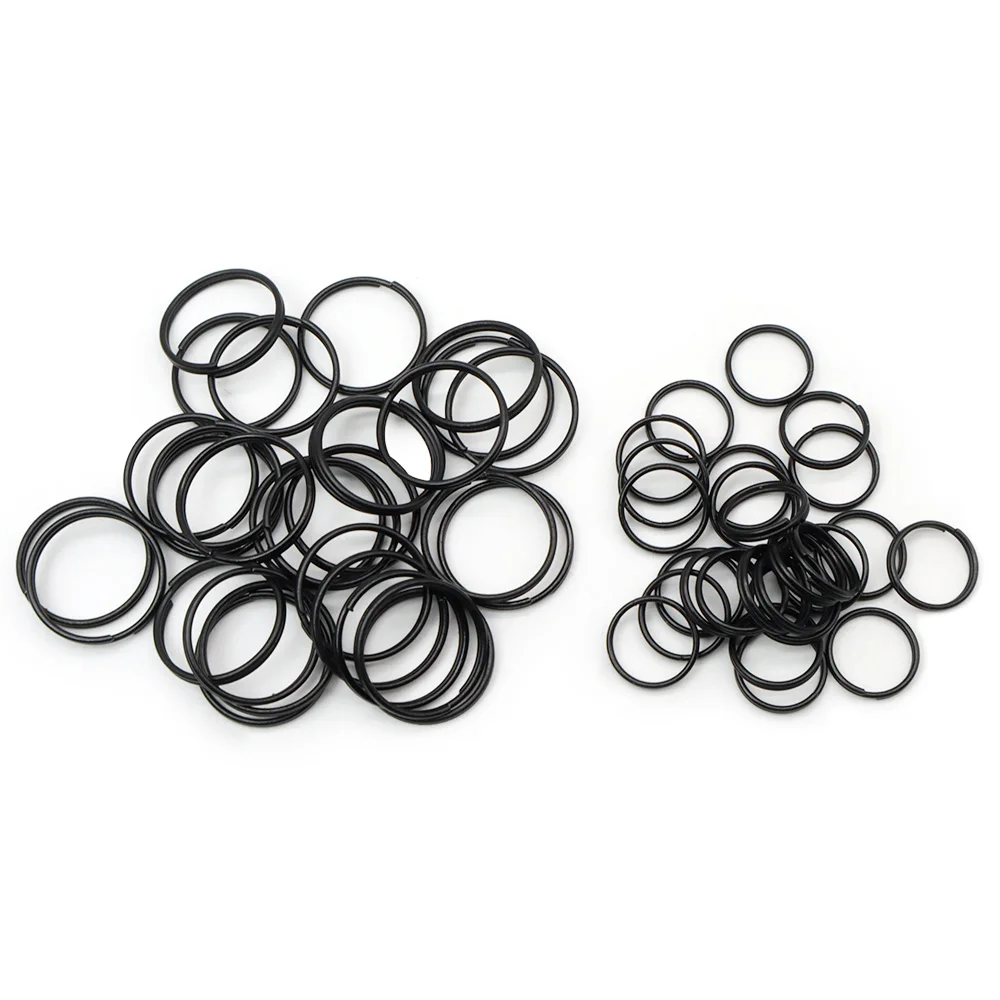 100 Uds. Venta caliente etiqueta de identificación de mascota 10MM 15MM llavero de acero inoxidable colorido colgante de Metal suministros Accesorios - imagen 4