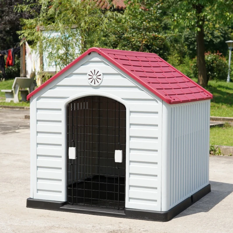 Perrera exterior de plástico resistente al viento para perros - imagen 5