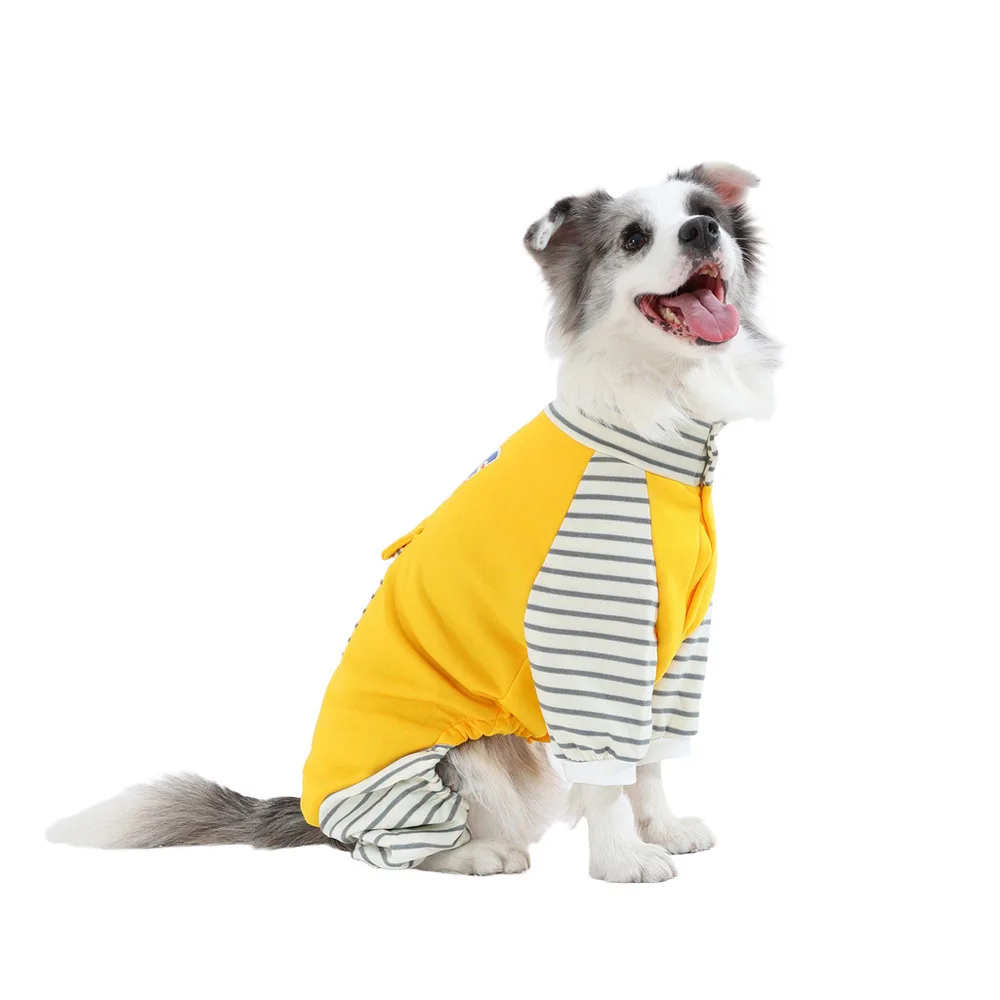 Ropa para perros grandes, mono de cobertura completa, pijamas, mono de manga larga para perros grandes, traje samoyedo Labrador Golden Retriever 3XL- 8XL - imagen 4