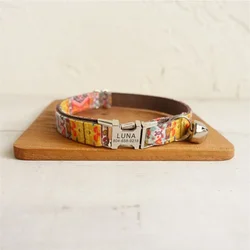 Collar identificativo para gato con campana – Personalizable y ajustable