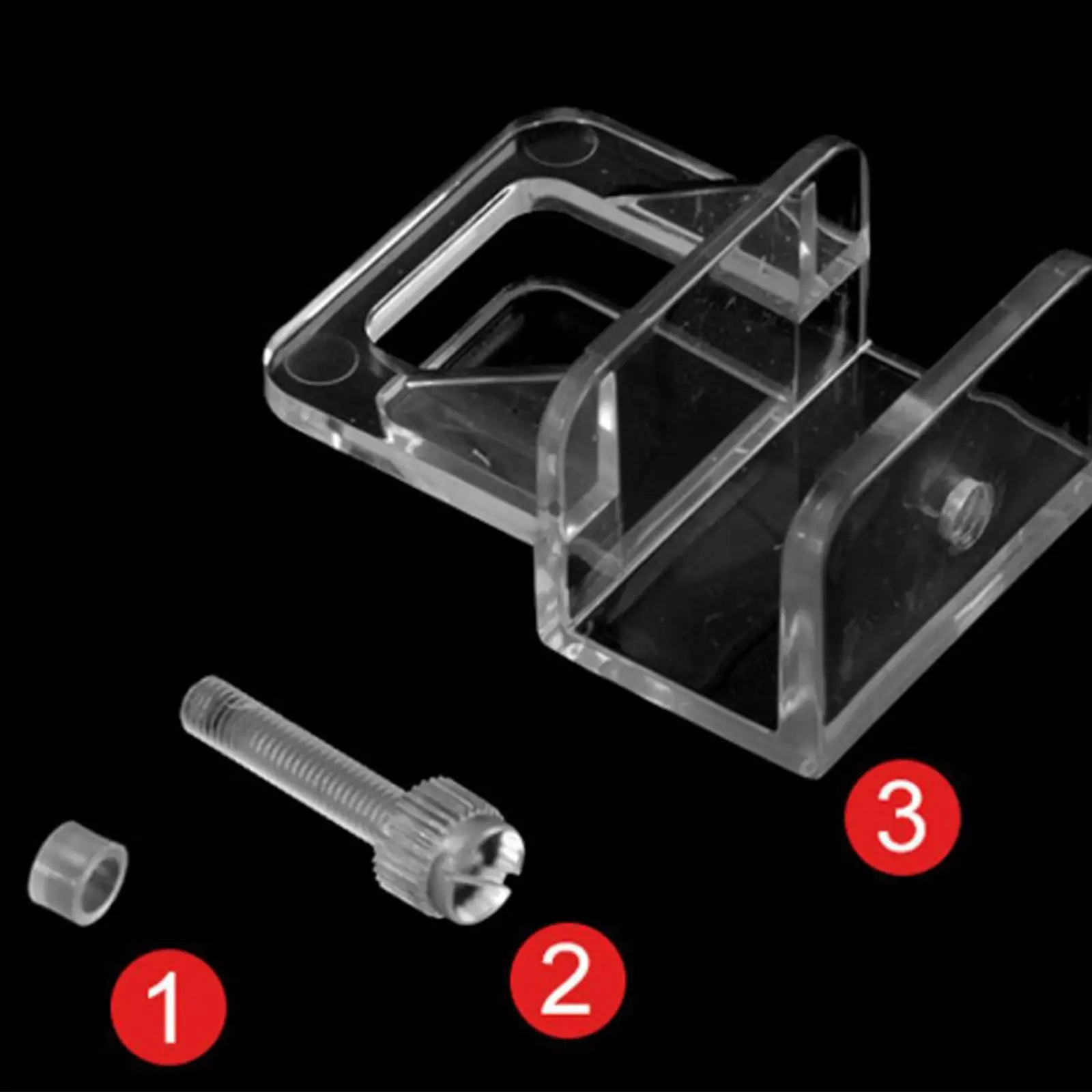 Clip antiescape de red ajustable para acuario y pecera - imagen 4