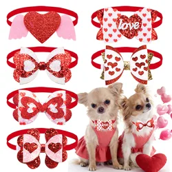 Pajarita roja San Valentín para perro y gato – Accesorio Estilo amor