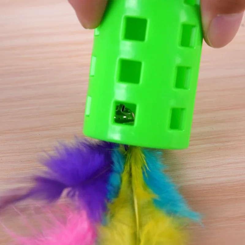 Cazador de Plumas con Campana para Gatos – Juguete Interactivo Sonoro - imagen 5