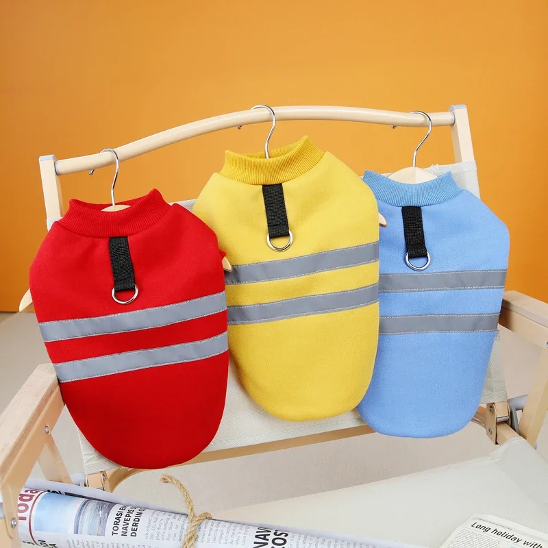 Chaleco reflectante para cachorros, ropa para perros y gatos pequeños y medianos, chaqueta para Chihuahua, Bulldog Francés, Yorkies, Shih Tzu, trajes de Pug - imagen 5