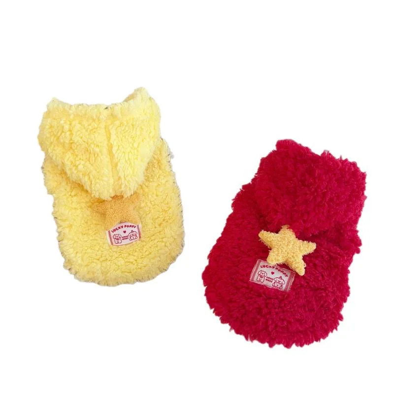 Gorro estrella chaleco Teddy felpa para gato y perro pequeño - imagen 4