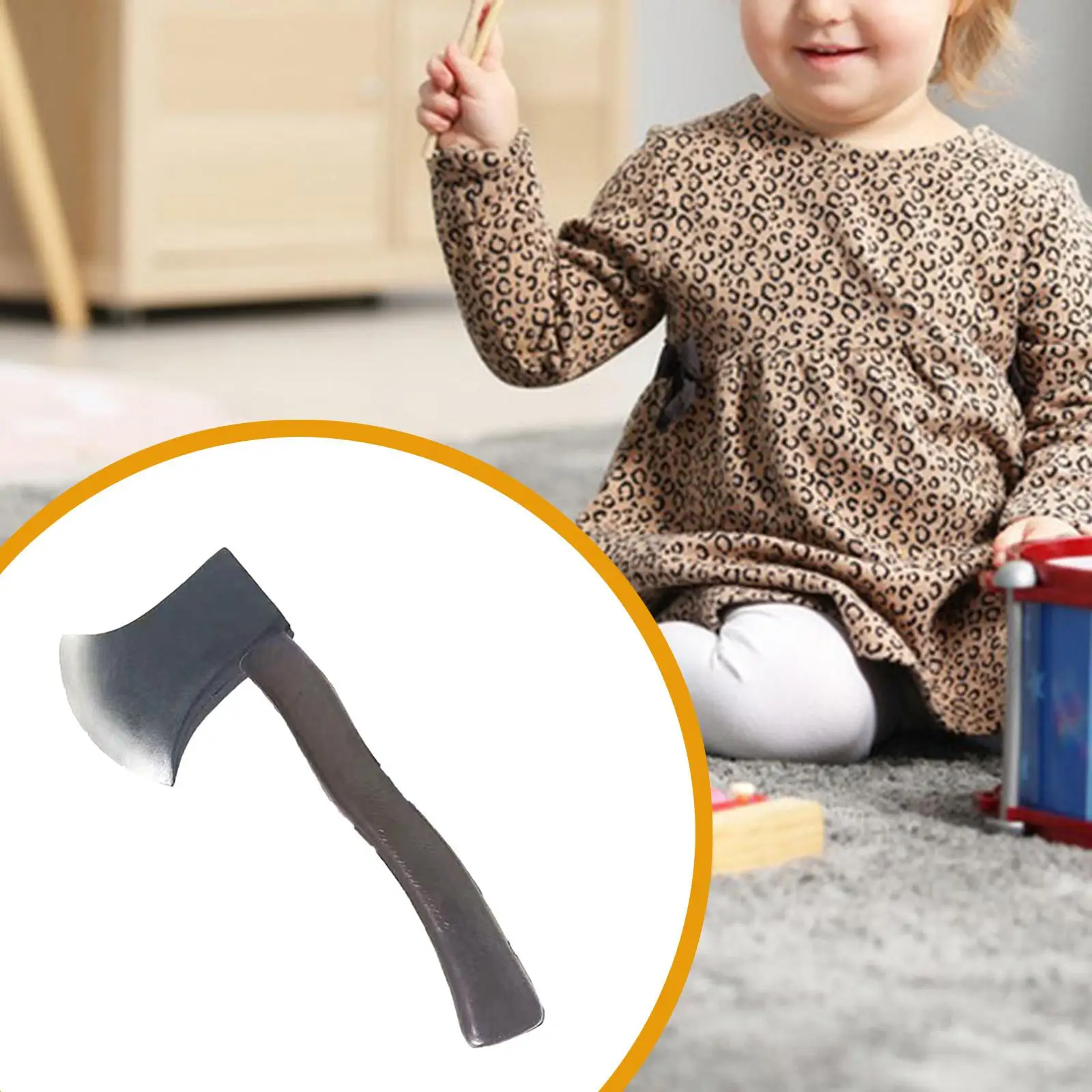 Juguete de hacha de Halloween, accesorios de broma de Halloween, simulación de accesorios divertidos de hacha para