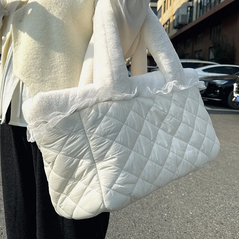 Bolso transportín cálido para gatos – Felpa coreana, nailon y tafetán - imagen 2