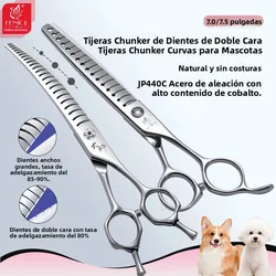 Tijeras profesionales para corte de pelo canino - Rectas y curvas
