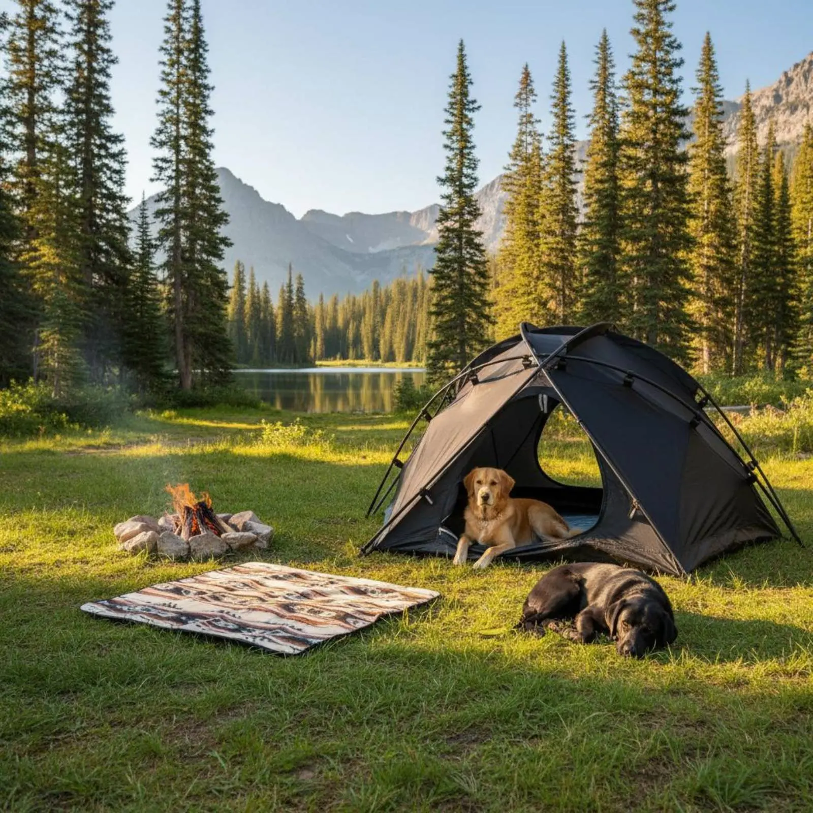 Carpa portátil para perros plegable impermeable transpirable uso anual - imagen 5