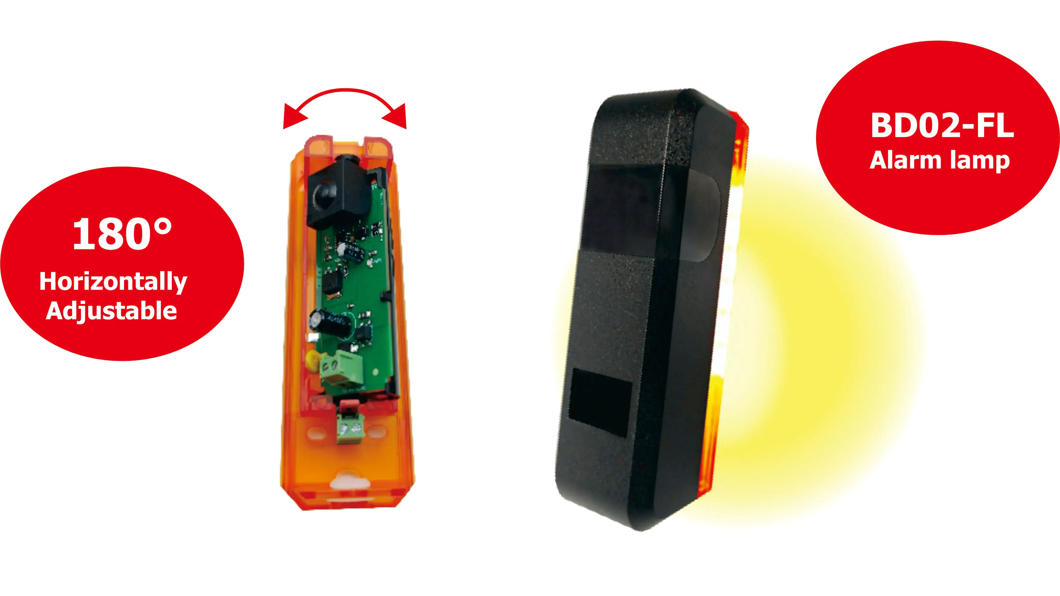 Sensor infrarrojo de seguridad para puerta de garaje 12-24V – Fotocélula réflex - imagen 2