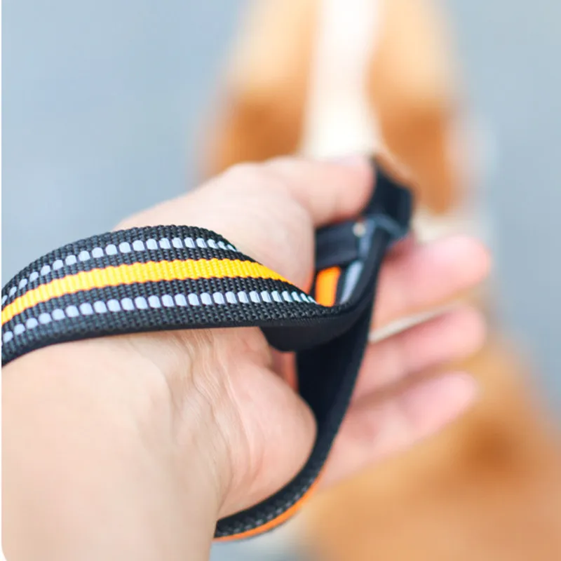 Correa para perro de 3m y 5m de largo, correa para caminar para perros, correas reflectantes para perros, cuerda grande de nailon para correr, trotar, mango suave, cadena para mascotas - imagen 5