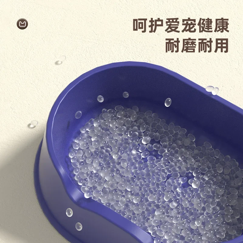 Nuevo Perrera de plástico para gatos, extraíble y lavable, arena para mascotas agrandada y gruesa, suministro para mascotas, caja de arena para gatos multifunción - imagen 2