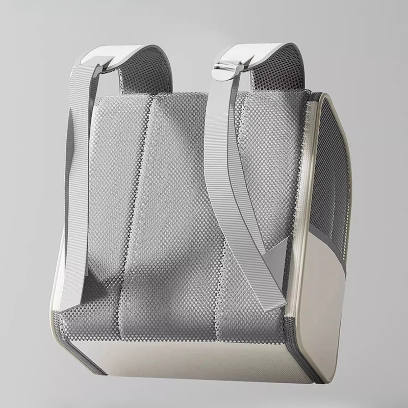 Bolsa transportadora portátil para gatos, mochila transpirable para gatos y gatitos, gran capacidad, transporte para gatos, bolsas de jaula para cachorros y gatos - imagen 4