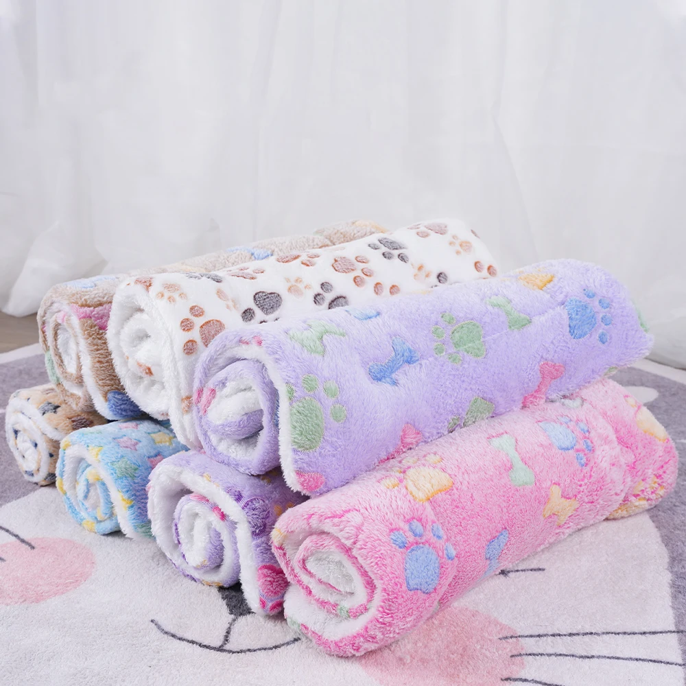 Cama para perros, manta gruesa de franela, cojín lavable, accesorios para cama para cachorros, cesta grande mediana para mascotas, estera pequeña, sofá cálido, perrera - imagen 2
