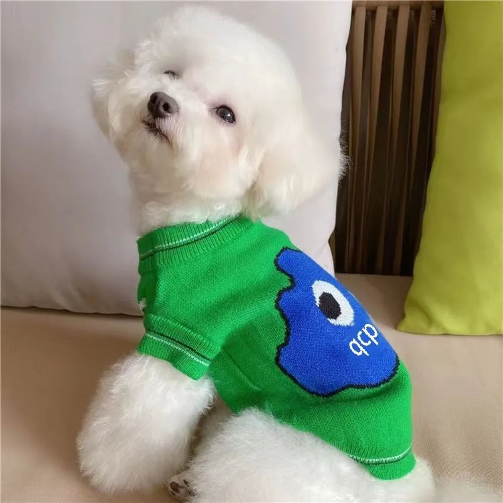 Pet Otoño e Invierno lindo suéter de retazos chaleco Teddy Schnauzer perro pequeño mediano cálido chaleco sin mangas ropa para cachorros