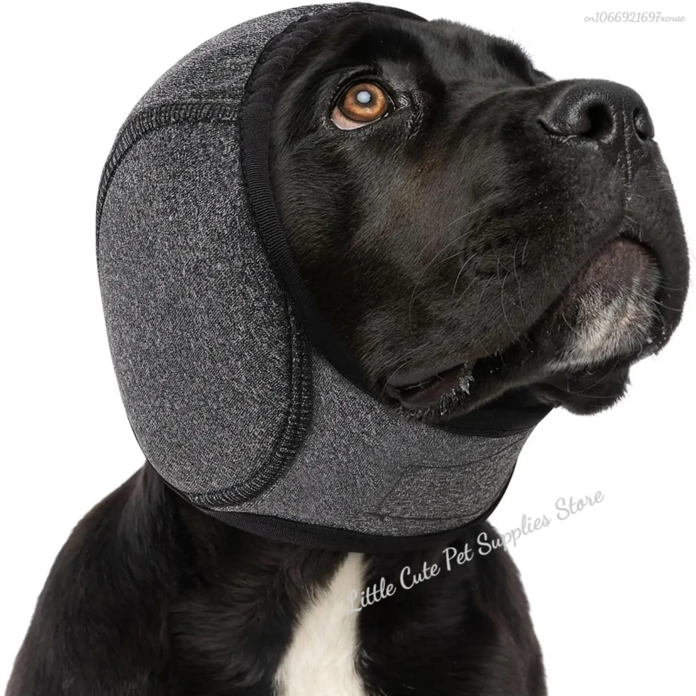 Orejeras impermeables para perros para nadar y cuidar, capucha calmante con cancelación de ruido para aliviar la ansiedad de las mascotas y prevenir los golpes