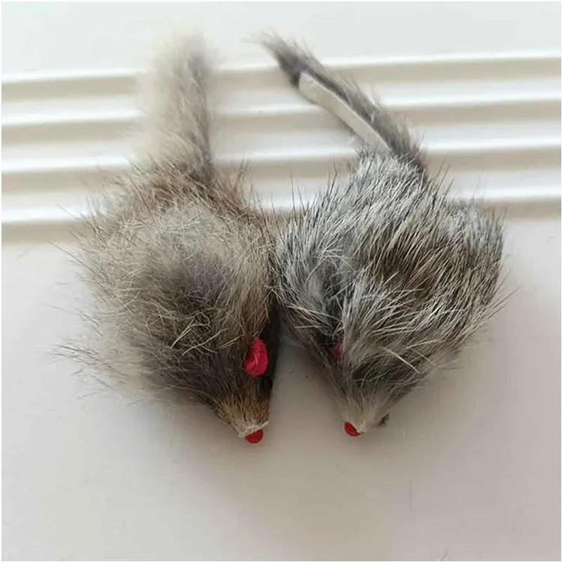Ratones de peluche y mordedores, juguetes para gatos - imagen 4