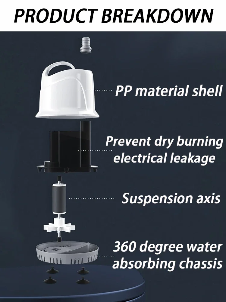 Bomba de aire silenciosa para acuario, bombas de agua para pecera, generador de oxígeno para acuario, bomba oxigenadora de pecera pequeña, suministros para mascotas - imagen 5