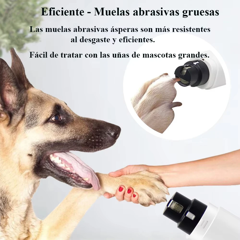 Cortauñas con luz LED recargable por USB para perros y gatos - imagen 5