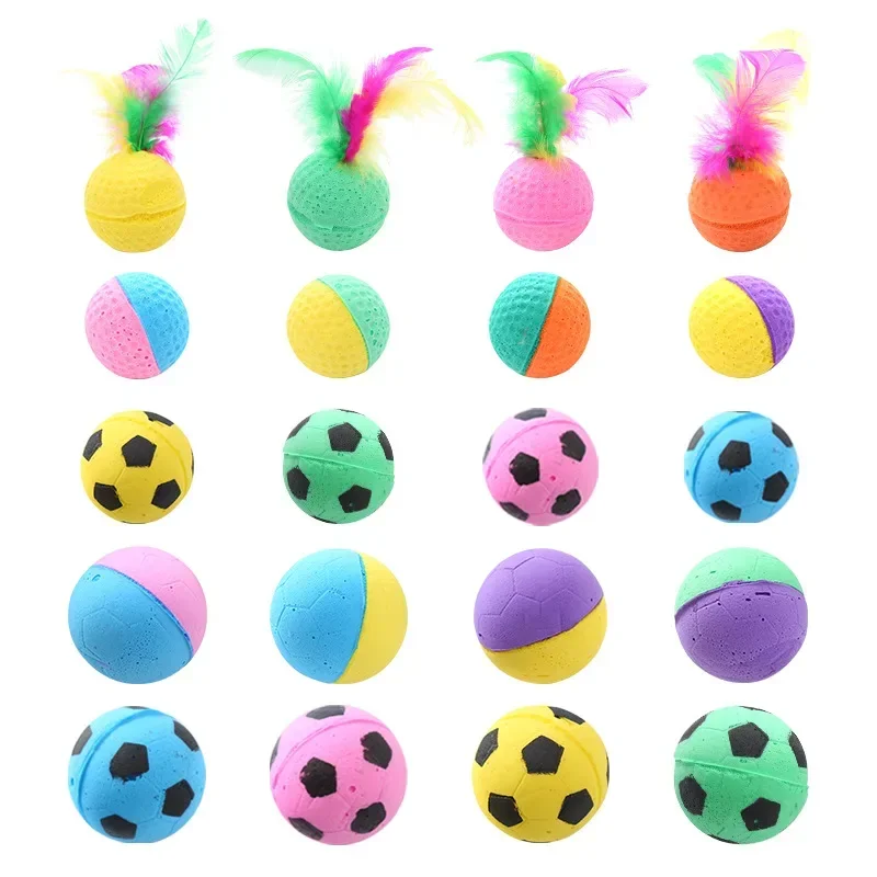 Juguete para gatos, pelota de espuma de látex, juego interactivo, juguete para gatitos, suministros para mascotas, juguetes interactivos para gatos - imagen 3