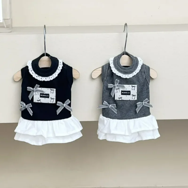 Vestido de princesa para perros mini y gatos – Encaje transpirable y suave - imagen 4