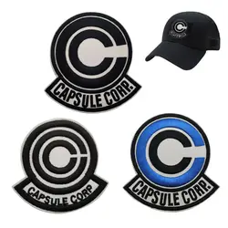 Parche decorativo anime para gatos y perros - bordado Capsule Corp