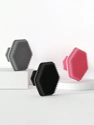 Cepillo de silicona para gato y perro – limpieza suave masaje facial