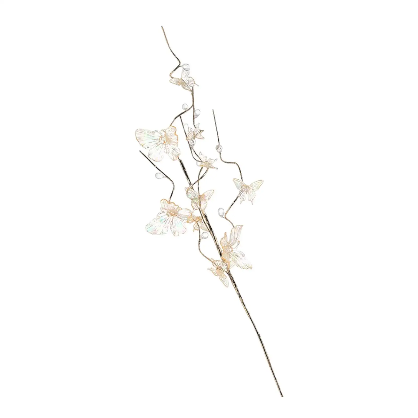 Christmas Tree Butterfly Decoration Party Festival Gift Prop Xmas Tree Hanging Ornament for Wedding Bedroom DIY Crafts Project