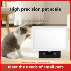 Báscula para mascotas, báscula para perros y gatos pequeños para el hogar, báscula para alimentos de precisión, báscula de gramos de cocina