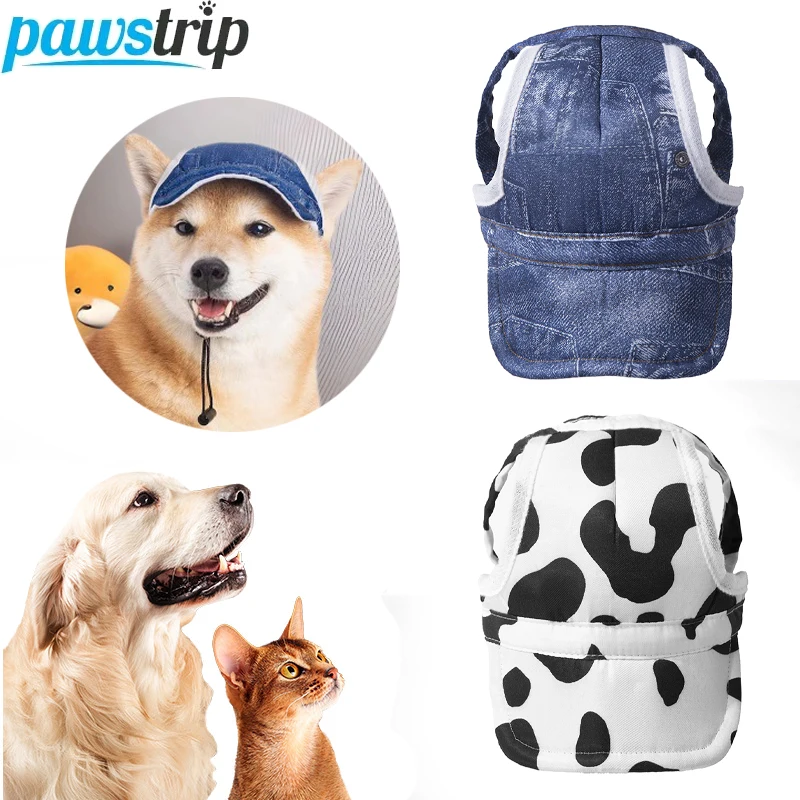 Gorra béisbol ajustable perro senderismo transpirable orificios orejas
