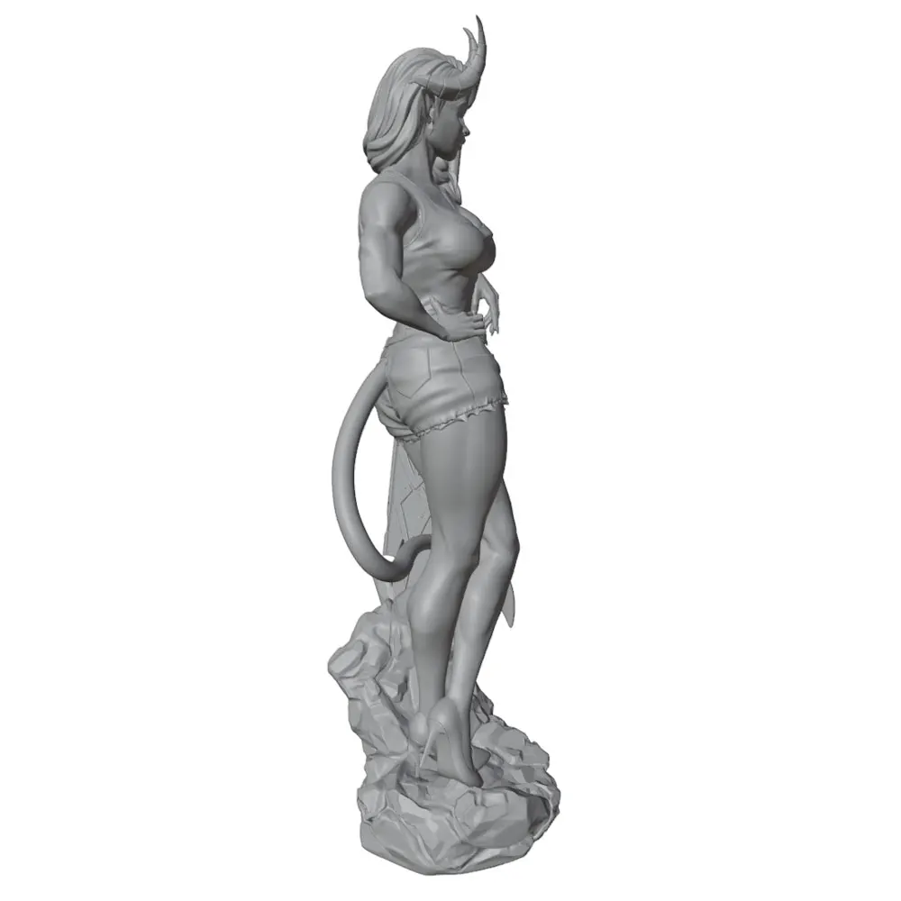 Figuras de resina 1/24 gris impreso en 3D sin montar y sin pintar - imagen 4