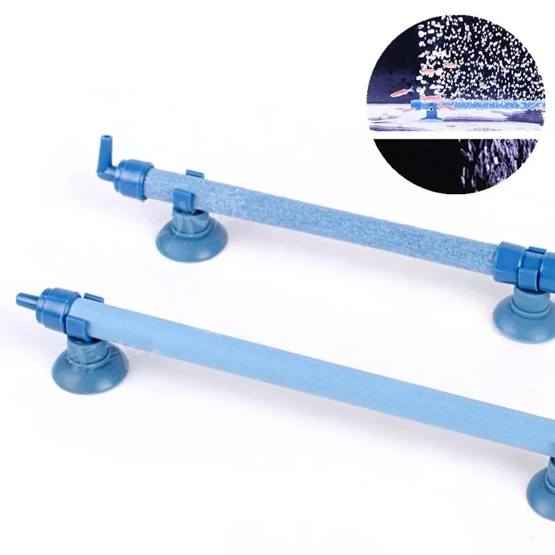 Tubo difusor de burbujas de piedra de aire extensible para acuario con ventosas, oxigenación eficiente para decoración de paisajes acuáticos de peceras - imagen 3