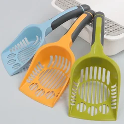 Pala de arena para gatos con mango ergonómico