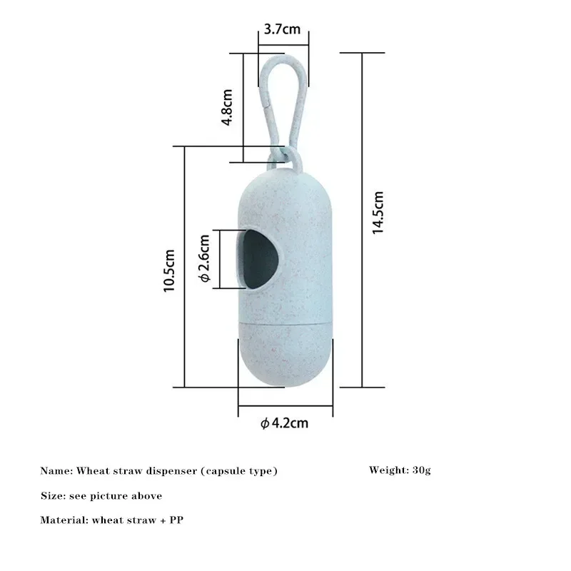 Limpieza de basura para perros y mascotas, suministros de juguetes para perros, dispensador de bolsas para excrementos, soporte de basura, dispensadores, juego de bolsas para excrementos - imagen 3