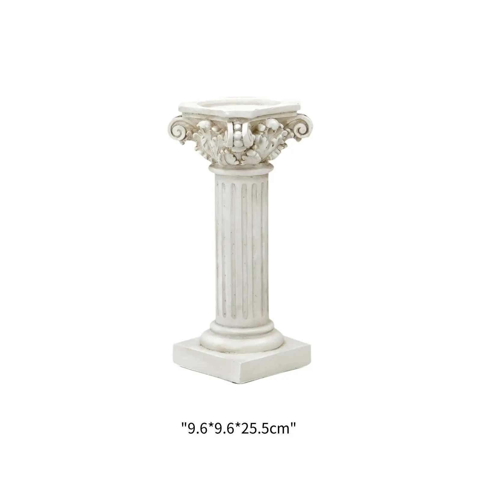 Columna decorativa de resina estilo nórdico para gatos y perros