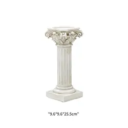 Columna decorativa de resina estilo nórdico para gatos y perros