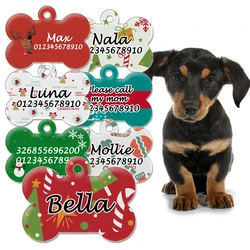 Etiqueta Navideña para collar de perro – Adorno árbol