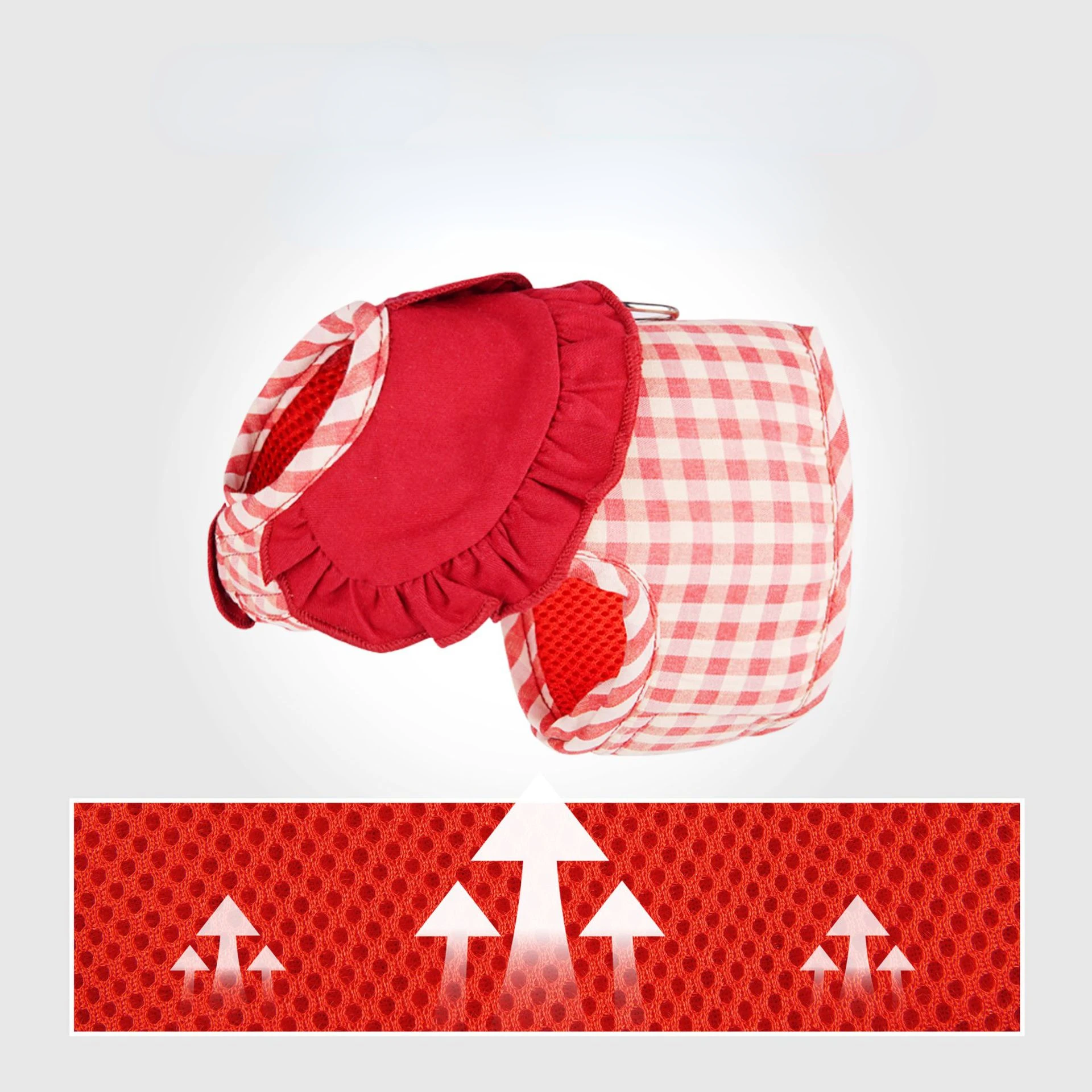 Correa de pecho a cuadros para perros, chaleco de encaje con solapa, cuerda de tracción para mascotas, correa de pecho para perros pequeños, estilo Pomerania, osito de peluche - imagen 3