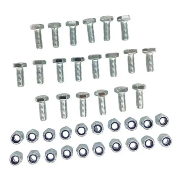 20 Pieces Snow Throwers Shear Bolt and Nut Kit Professional Replacement High Performance Compact Hardware Supplies Heavy Duty