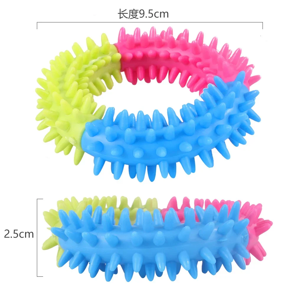 Juguetes interactivos para perros pequeños y grandes, pelota para masticar, cepillo de dientes, accesorios para cachorros - imagen 2