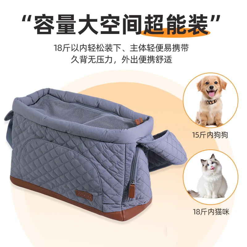 Bolsa de transporte acolchada ultraligera para gatos de viaje - imagen 5
