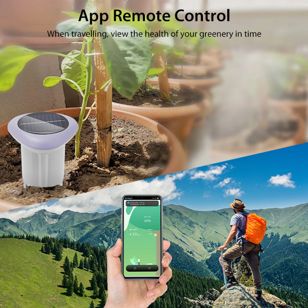 Medidor de humedad y temperatura del suelo – Sensor ZigBee para jardín - imagen 4