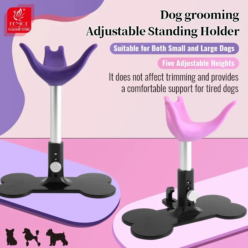 Soporte de pie ajustable para aseo perros – Banco auxiliar esteticista - imagen 5