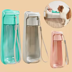 Botella de agua antiderrame portátil para perros y gatos